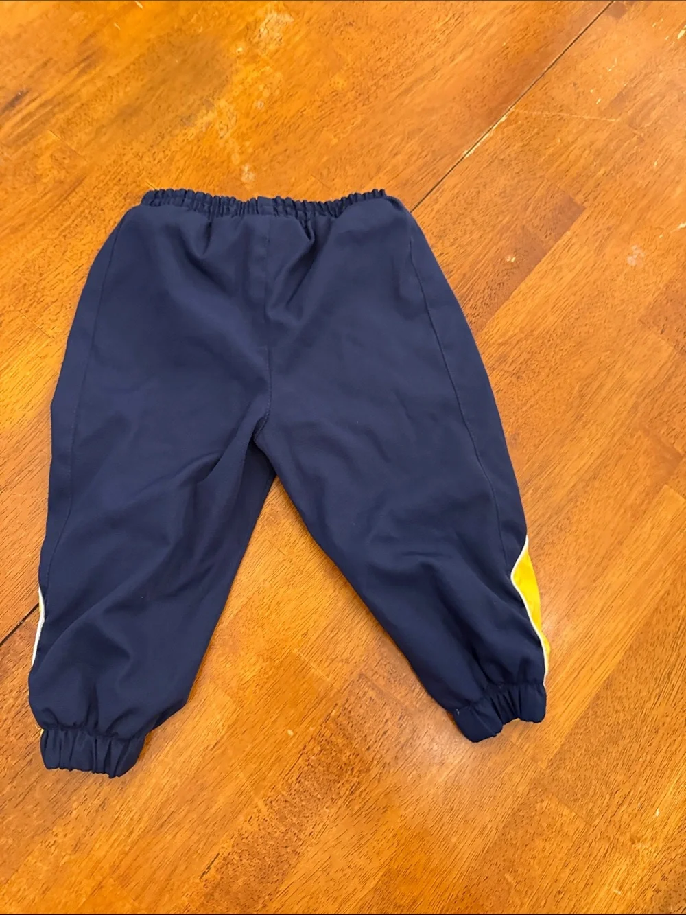 Nike Kids Navy and Yellow Basketball Joggers 18M